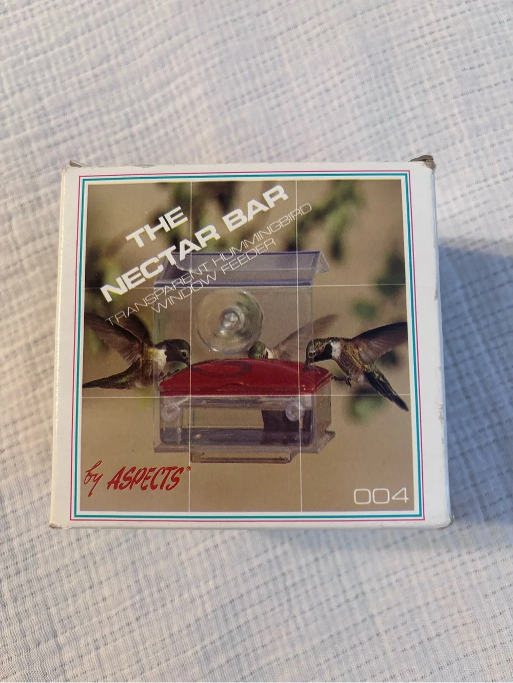 The Nectar Bar Hummingbird Feeder - Red/Clear